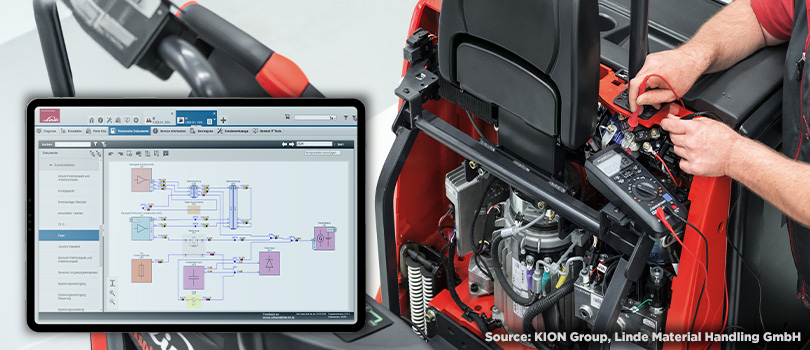 Smart and interactive visualization of the electric wire harness during the service and maintenance.